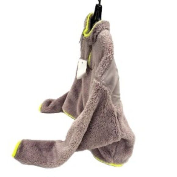 SOLD OUT Grey Nike 1/4 Zip Sherpa Fleece Crop Top - XL - Picture 7 of 7